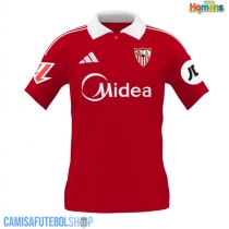 Camisa de time de futebol Sevilla Replicas 2º Equipamento 2025-26 Manga Curta